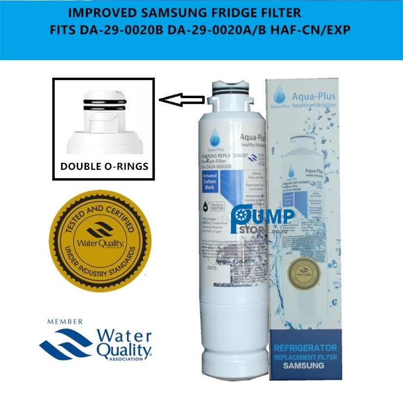 4 x Samsung DA29-00020B Premium Compatible Ice & Water Fridge Filter SRF680CDLS 